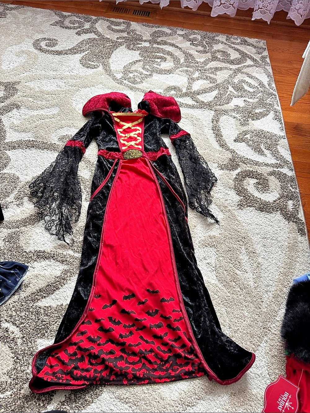 Spooktacular Creations SC Vampress Girl Costume Set Red & Black Small